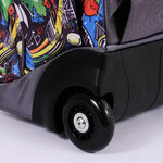 Mochila Elf C/carro 6457B Base Goma Gris Pelota 2Div